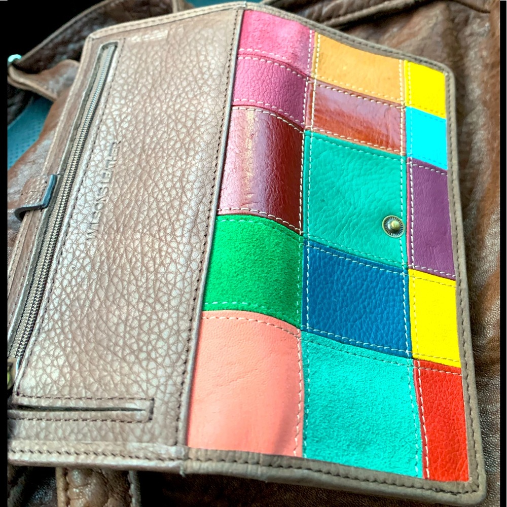 Patchwork Leather Wallet